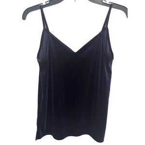 Old Navy Women’s Camisole Spaghetti strap Top- purple dark blue velvet/ S P